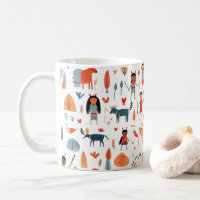 Native American Ethnic Art Tribe children boho