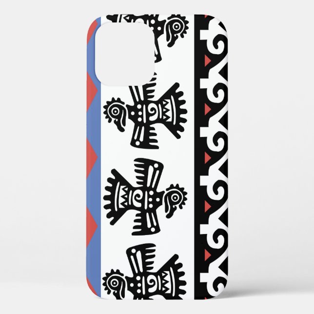 Native American Ethnic Illustration Case-Mate iPhone Case (Back)