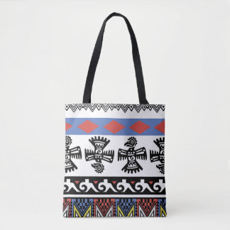 Native American Ethnic Illustration Tote Bag