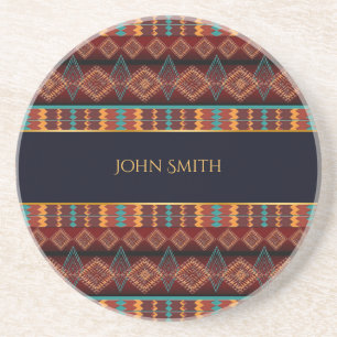 Native american, ethnic southwestern pattern coaster