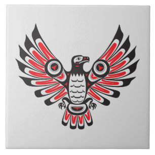 Native American Fire Bird Tile