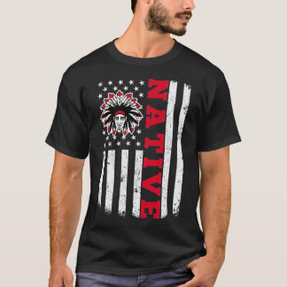 Native American Flag for Native Americans  (2)  T-Shirt