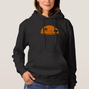 Native American For Men Women Heartbeat Retro Vin Hoodie