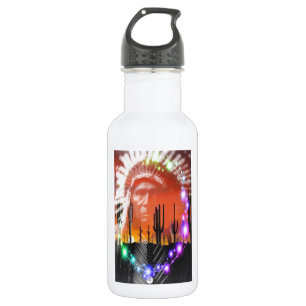 Native American Ghost Dance 532 Ml Water Bottle