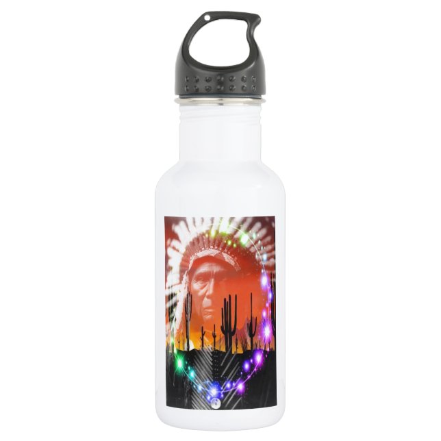 Native American Ghost Dance 532 Ml Water Bottle (Front)
