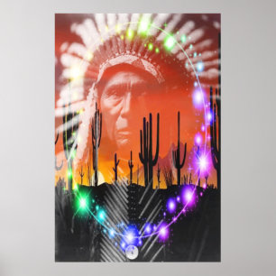 Native American Ghost Dance Poster