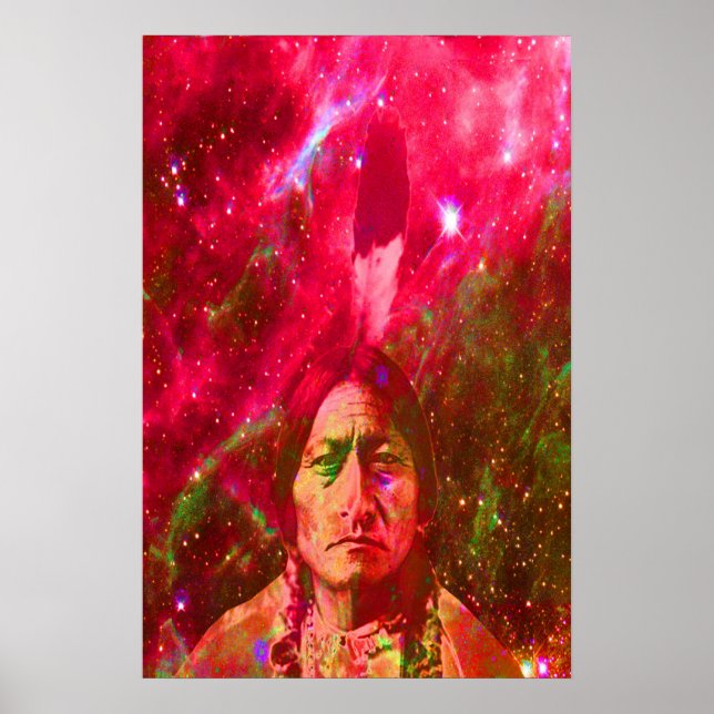 Native American Ghost of Sitting Bull Poster (Front)