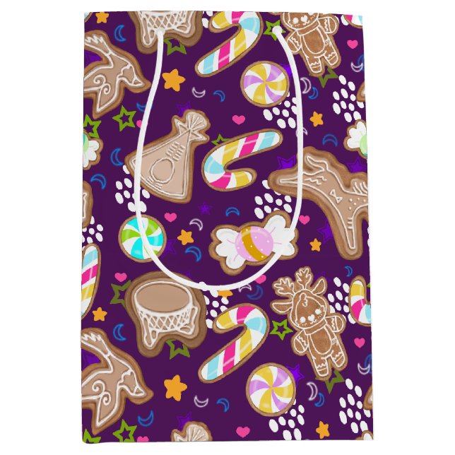 Native American Gingerbread Cookie Gift Bag (Front)