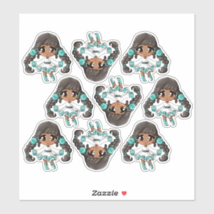 Native American Girls Sticker