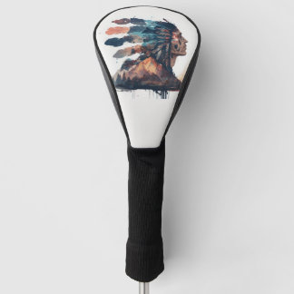 Native American Golf Head Cover