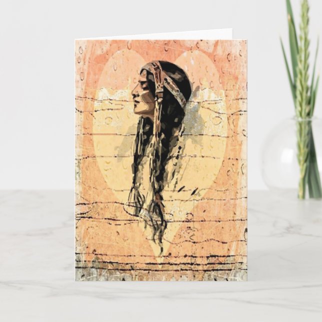 Native American Greeting Card (Front)