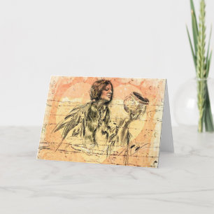 Native American Greeting Card. Harrison Fisher's Card