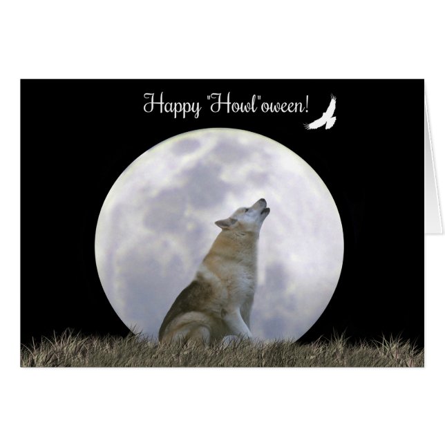 Native American Happy Halloween Card (Front Horizontal)