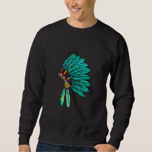 Native American Headdress Indian Pride Sweatshirt