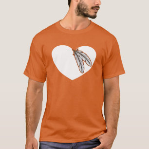 Native American Heart Indigenous Native American T-Shirt