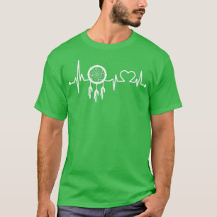 NATIVE AMERICAN HEARTBEAT WHITE  T-Shirt