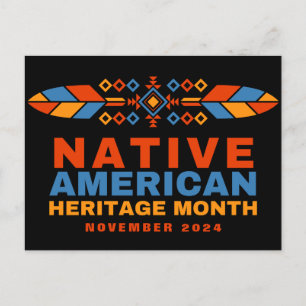 Native American Heritage Month 2024 Postcard