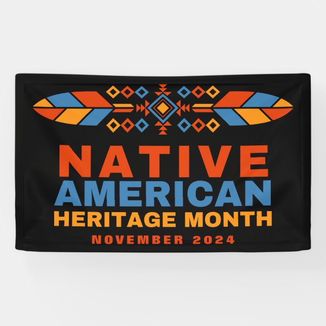 Native American Heritage Month 2025 Banner (Horizontal)