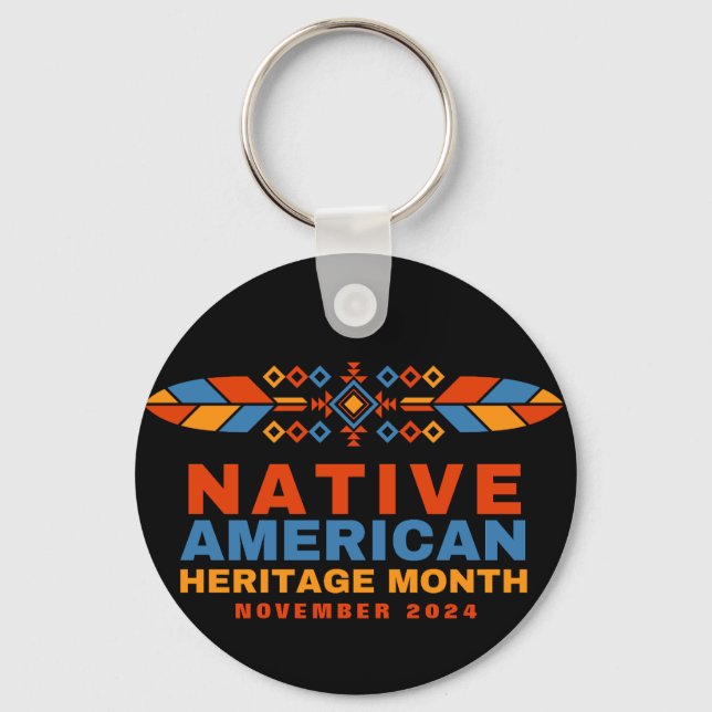 Native American Heritage Month 2025 Key Ring (Front)