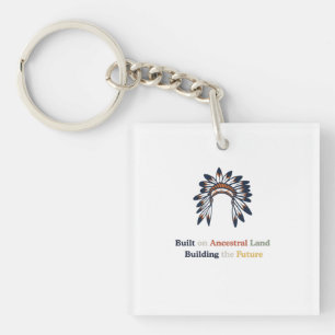 Native American Heritage Month Ancestral Land  Key Ring