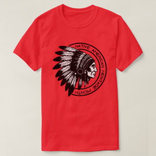 Native American Heritage Month Chief T-Shirt