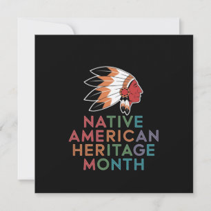 Native American Heritage Month Honouring Culture Invitation