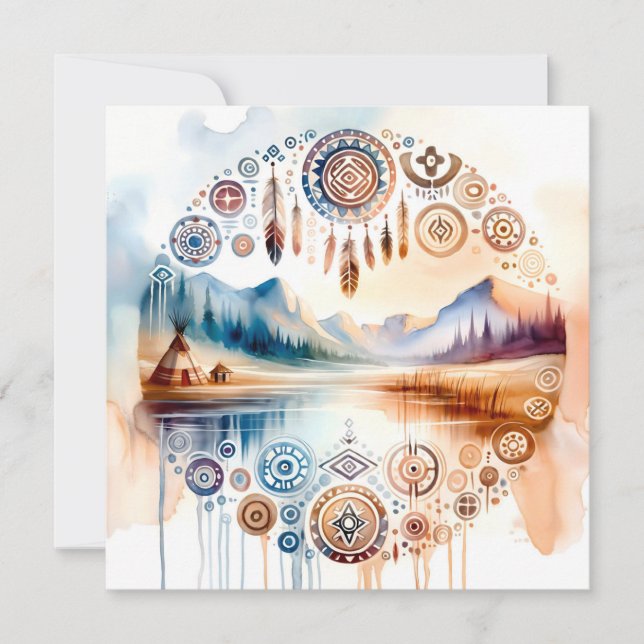 Native American Heritage Month Invitation (Front)