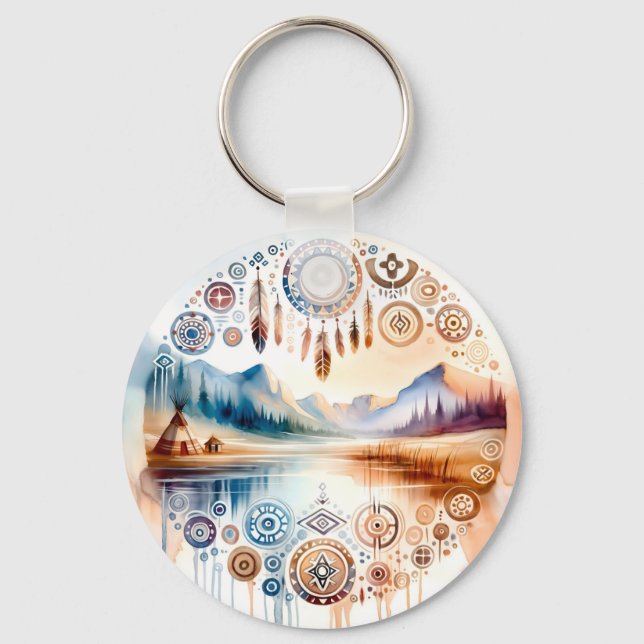Native American Heritage Month Key Ring (Front)