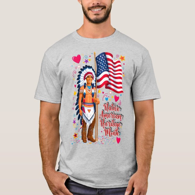 Native American Heritage Month Pride 1 T-Shirt (Front)