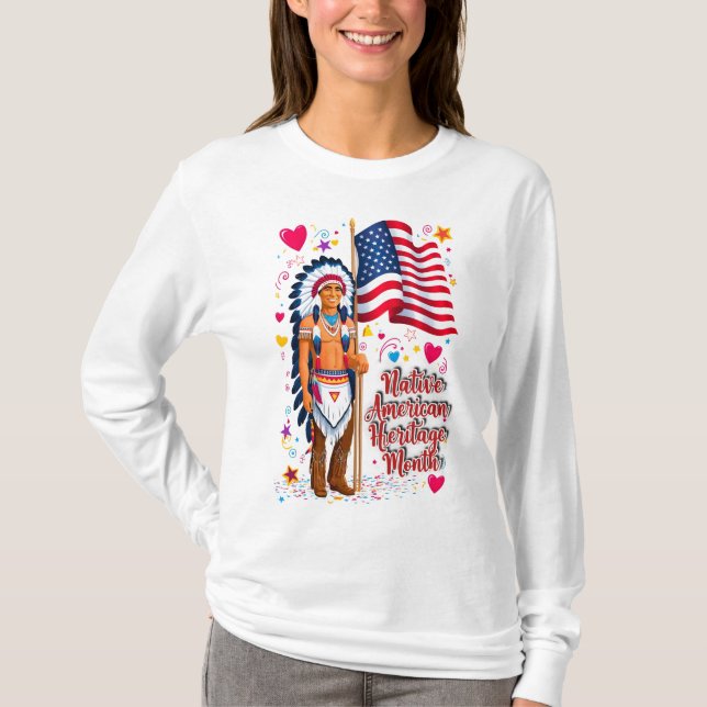 Native American Heritage Month Pride 1 T-Shirt (Front)