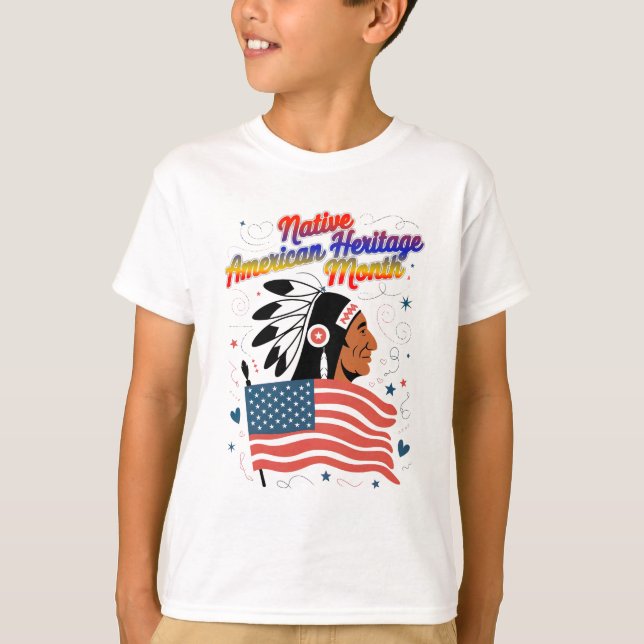 Native American Heritage Month Pride T-Shirt (Front)