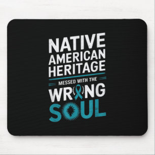 Native American Heritage Suicide Prevention Awaren Mouse Mat