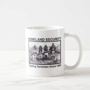 Native American Homeland Security T-shirts Coffee Mug