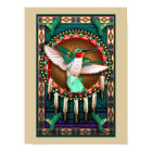 Native American Hummingbird Poster art