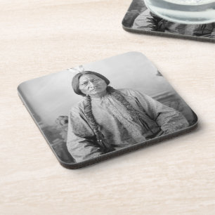 Native American Icon: Lakota Leader Sitting Bull   Coaster
