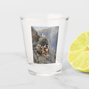 Native American Icons: Apache Warriors, US Cavalry Shot Glass