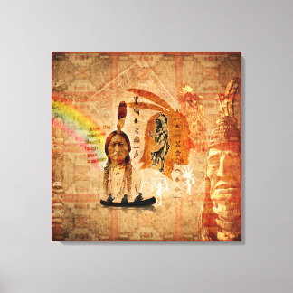 Native American Impressions Canvas Print