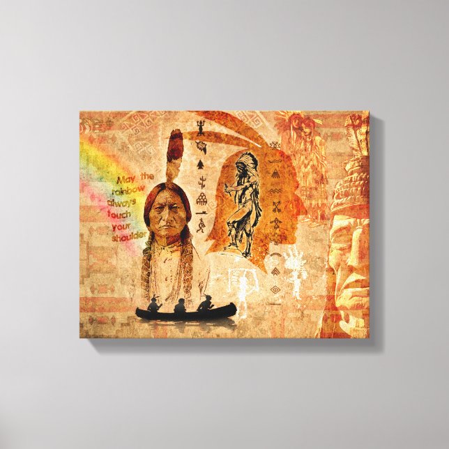 Native American Impressions Canvas Print (Front)