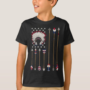 Native American Indian 4th Of July Indigenous Amer T-Shirt