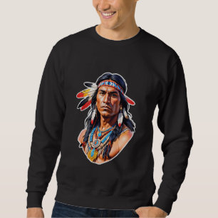 Native American Indian Chief Sweatshirt
