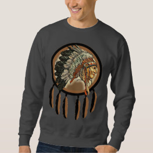 Native American Indian Chief Sweatshirt