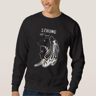 Native American indian chief warrior Sweatshirt
