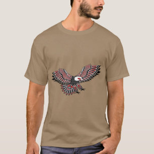 Native American Indian Eagle Totem Art Northwest T-Shirt