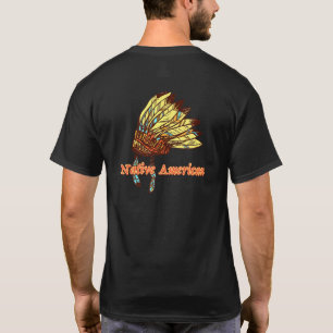 Native American Indian Headdress Iroquois Indigeno T-Shirt