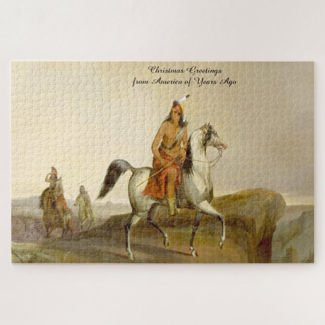 Native American Indian Jigsaw Puzzle (Horizontal)