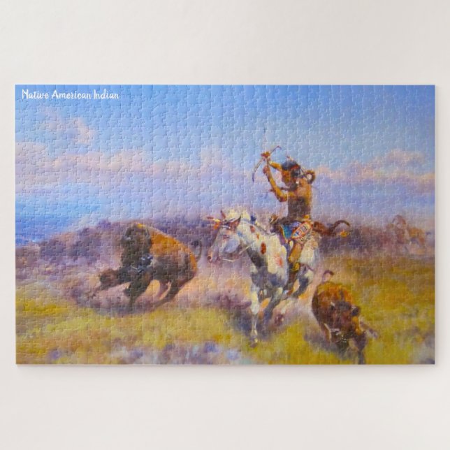 Native American Indian Jigsaw Puzzle (Horizontal)