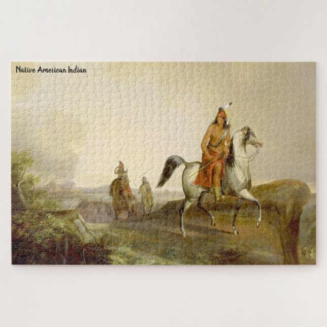 Native American Indian Jigsaw Puzzle (Horizontal)