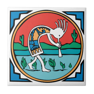 Native American Indian Kokopelli Tile