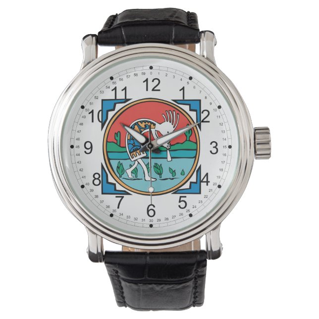 Native American Indian Kokopelli Watch (Front)