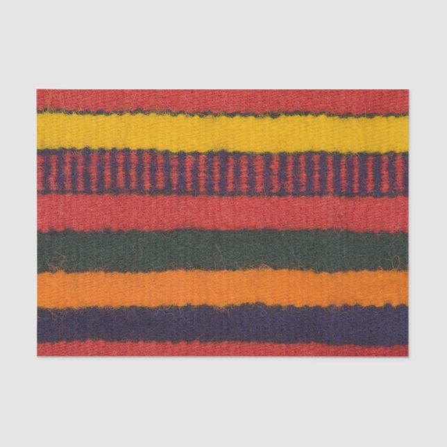 Native American Indian rainbow colour Tissue Paper (Front)